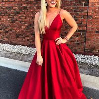 Sexy Satin Long Prom Dress, Fashion Pageant Dress, School Party Dress,468 - Thumbnail 2