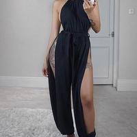 Sexy Women'S Sleeveless Jumpsuit - Thumbnail 3