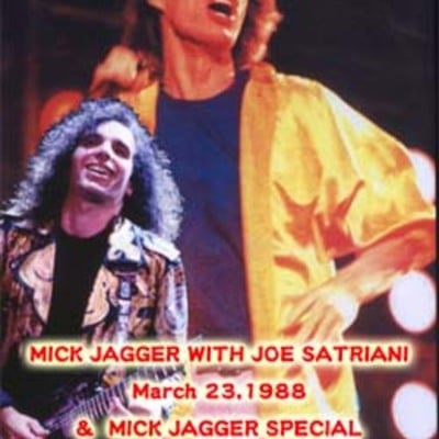 Mick jagger with joe satriani march 23,1988 &  mick jagger special dvd