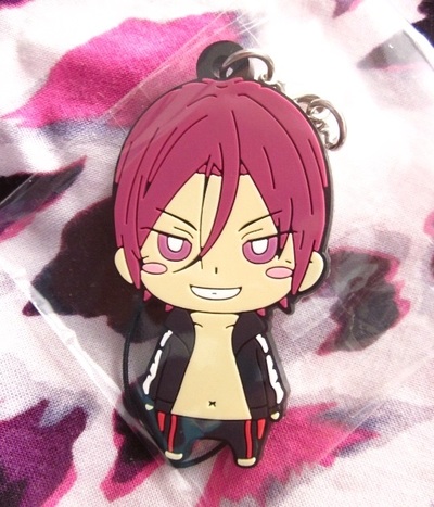 Free! Iwatobi Swim Club - Anime - Rubber Mascot Strap - Matsuoka Rin / Hazuki Nagisa / Ryuugazaki Rei