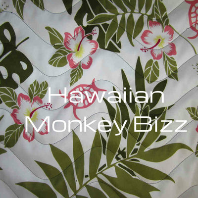 "white - turtle fern" - hawaiian seat covers - 2pc (water-resistant + quilted)