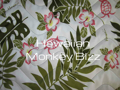 "WHITE - TURTLE FERN" - Hawaiian Seat Covers - 2PC (WATER-RESISTANT + QUILTED)