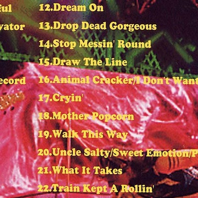 Aerosmith just push play tour 2.3.2002 dvd