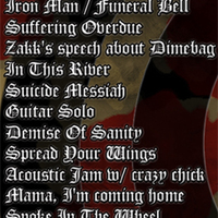 ZAKK WYLDE'S Black Label Society Philadelphia,PA April.8.2005 DVD - Thumbnail 1