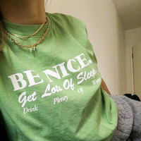 "BE NICE" TEE - Thumbnail 1