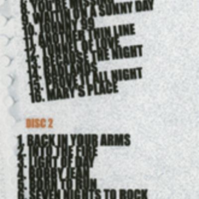 Bruce springsteen live at shea stadium,new york city,ny 10.4.2003 dvd