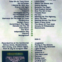 BRUCE SPRINGSTEEN New Jersey Dream Show 1999 DVD - Thumbnail 1