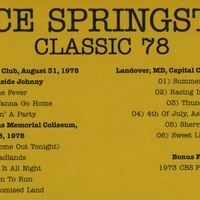 BRUCE SPRINGSTEEN CLASSIC '78 DVD - Thumbnail 1