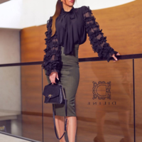 Design Black Long Sleeve Shirt - Thumbnail 1