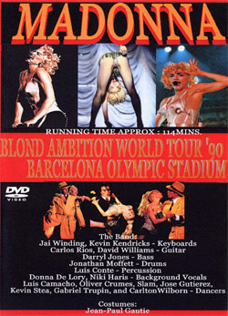 MADONNA Blond Ambition World Tour '90 BARCELONA Olympic Stadium DVD