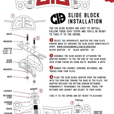 Cib crew slide blocks 