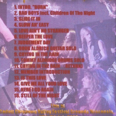 Whitesnake rockfest 2003 dvd