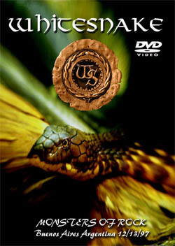 WHITESNAKE Monsters Of Rock Buenos Aires Argentina 1997 DVD