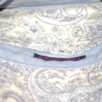 Envelope Clutch - Grey Paisley - Thumbnail 2