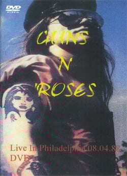 GUS N' ROSES LIVE IN PHILADELPHIA 8.4.88 DVD