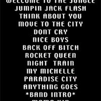 GUS N' ROSES Live At The Roxy Los Angeles,CA Jan.18.1986 DVD - Thumbnail 1