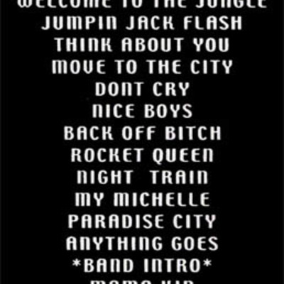 Gus n' roses live at the roxy los angeles,ca jan.18.1986 dvd