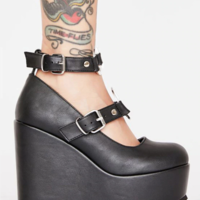 DOUBLE HEART MARY JANE PLATFORM  - Thumbnail 5