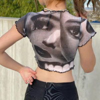 Free Shipping-EYES MESH TOP - Thumbnail 4