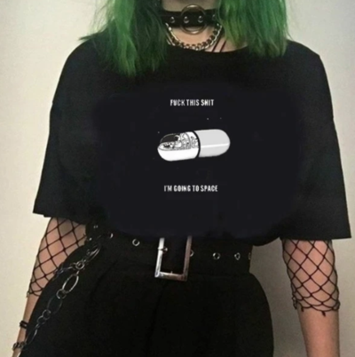 Free Shipping-"I'M GOING TO SPACE" TEE