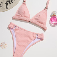 Sexy Backless Bikini Swimsuit Set - Thumbnail 3