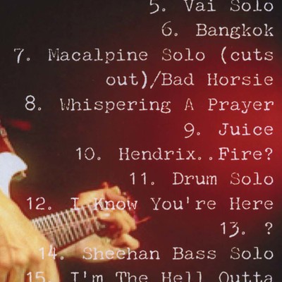 Steve vai the palace 2004 dvd