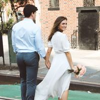 Simple Beach Bohemia Wedding Dresses Short Sleeve Hilo Boho Wedding Dress,477 - Thumbnail 3