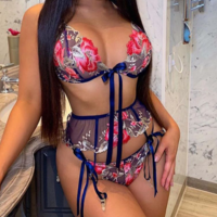 Fashion Printed Pattern Bikini Bowknot Underwear - Thumbnail 2