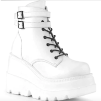 Free Shipping-STREET GOTH PLATFORM BOOTS - Thumbnail 7