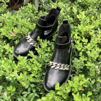 Free Shipping-CYBER CHAIN ANKLE BOOTS - Thumbnail 4