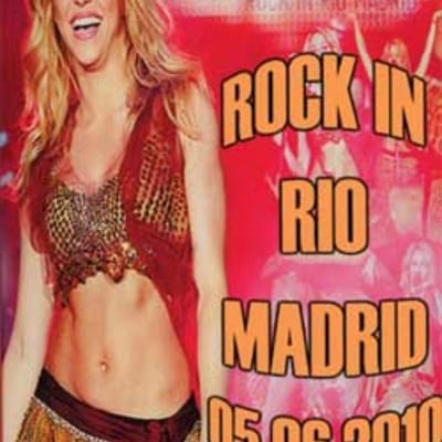 Shakira live rock in rio festival 6.05.10 dvd