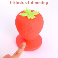 LED Strawberry Night Light Lamp  - Thumbnail 4