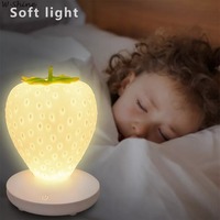 LED Strawberry Night Light Lamp  - Thumbnail 3