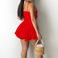 Solid Color Sweet Mini Princess Dress - Thumbnail 5