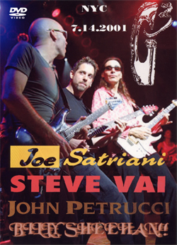 G3 (J.SATRIANI,S.VAI,J.PETRUCCI) NEW YORK CITY 7.14.2001 DVD