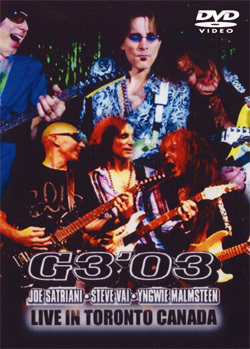 G3 '03 (J.SATRIANI,S.VAI,E.Malmsteen) TORONTO CANADA DVD