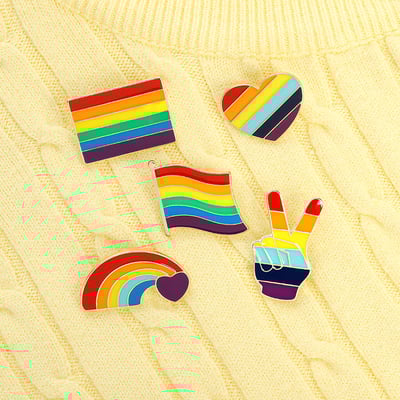 Pride pins ( set / 5 pcs )   - Thumbnail 3
