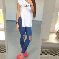 Fashion Design Blue Jeans - Thumbnail 2