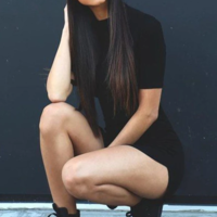 Design Round Neck Short-Sleeved Mini Dress - Thumbnail 2