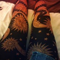 Fashion Moon Elastic Force Long Pants - Thumbnail 2