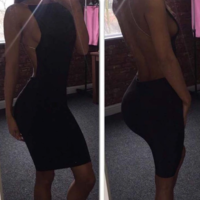 Sexy Solid Color Sleeveless Backless Dress - Thumbnail 1