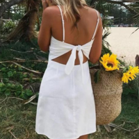 Sling Summer Stylish One Piece Dress - Thumbnail 2