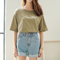 Casual High Waist Shorts - Thumbnail 2