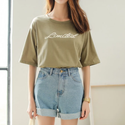 Casual high waist shorts