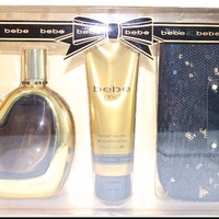 Bebe Gold Giftset / Holiday Glitz Clutch - Thumbnail 1