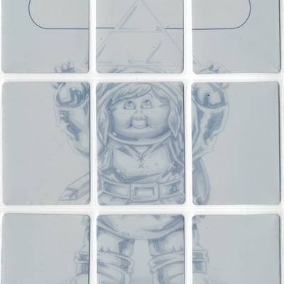 Luxurious link / gild ed 9 plate puzzle sets - Thumbnail 2