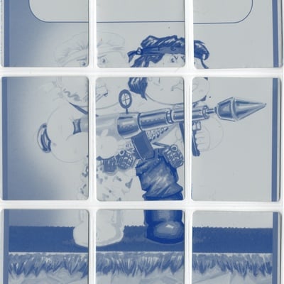 Contra dick / up, up, down, down, left, right, left, right, b, abe 9 plate puzzle sets - Thumbnail 3