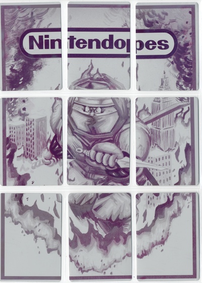 Ninja GAETAN / SAM Urai 9 Plate Puzzle Sets