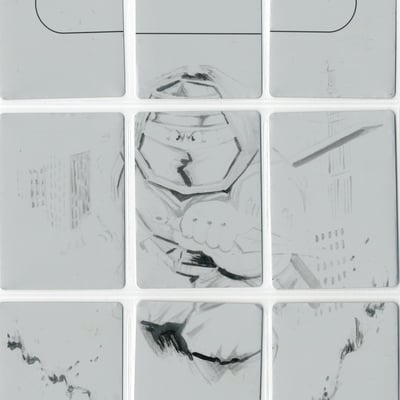 Ninja gaetan / sam urai 9 plate puzzle sets