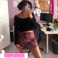 Cute Sexy 90s Retro Vintage Tie Dye Mesh Ruffle Trim A-line Mini High Waisted Skirt Aesthetic Goth E-Girl Kawaii Korean Japanese Harajuku Streetwear - Thumbnail 8